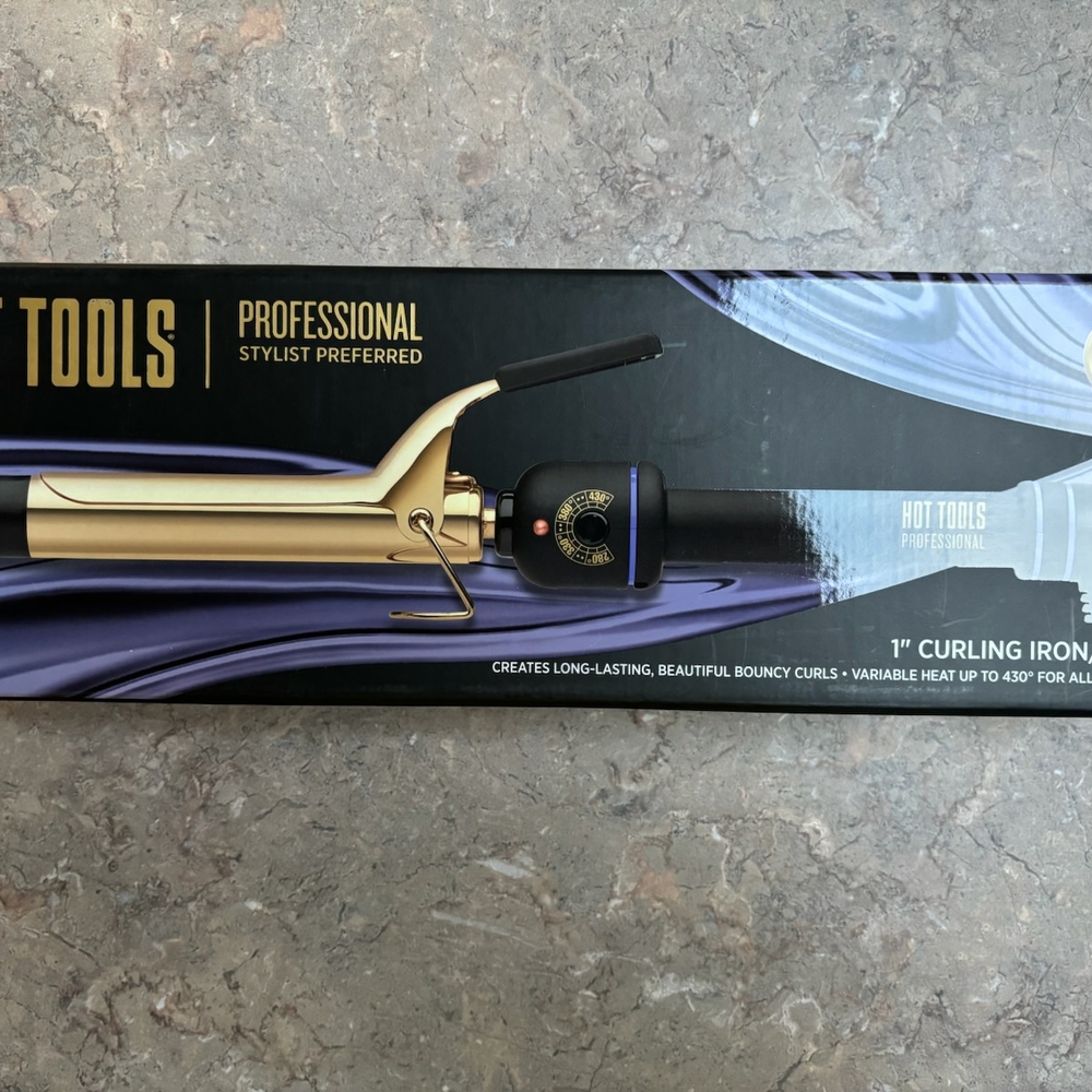 Hot Tools Professional Gold Curling Iron 1 inch